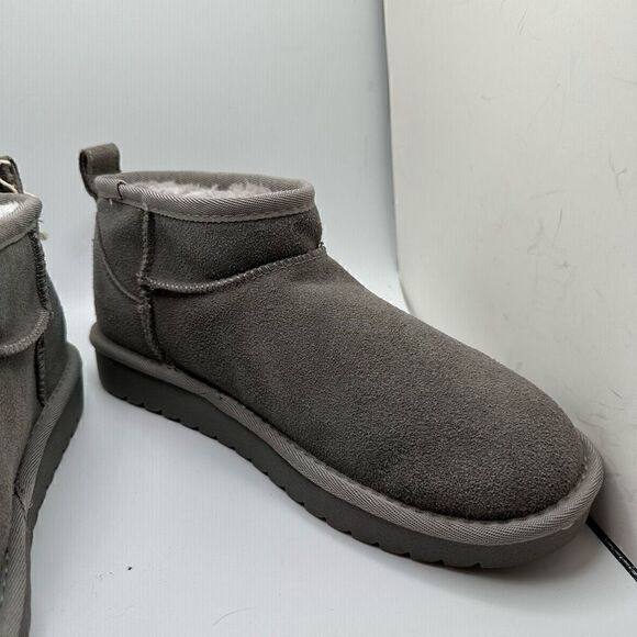 CUSHIONAIRE Women's pull on boot 9 GRAY - Picture 6 of 7